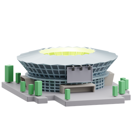 Estadio  3D Illustration
