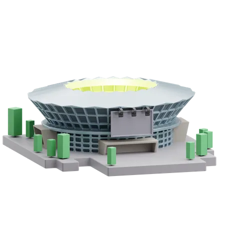 Estadio  3D Illustration