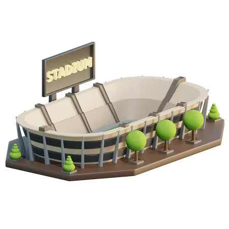 Estádio  3D Icon