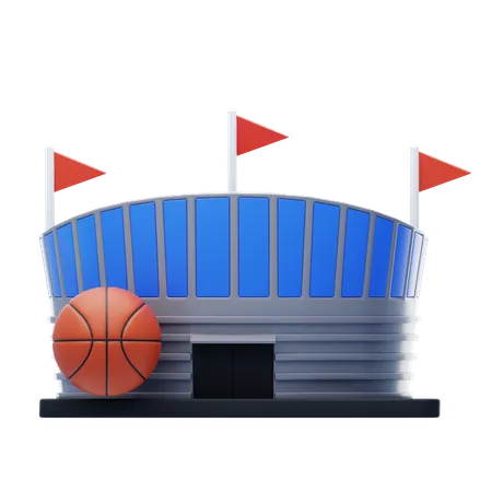 Estadio de baloncesto  3D Icon