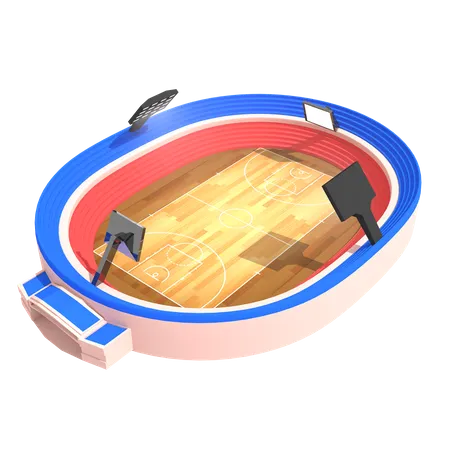 Estádio de basquete  3D Icon