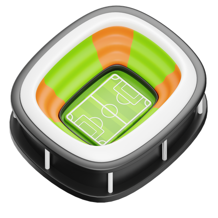 Estadio de fútbol  3D Icon