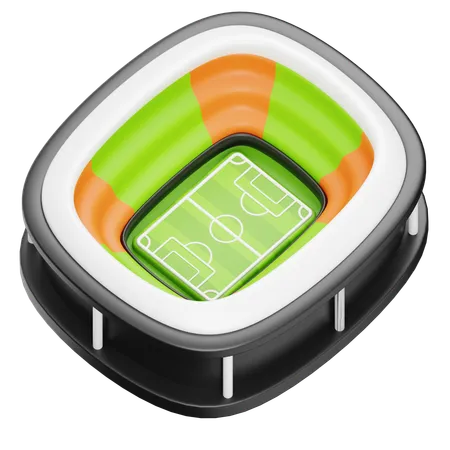 Estadio de fútbol  3D Icon