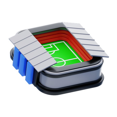 Estadio de fútbol  3D Icon