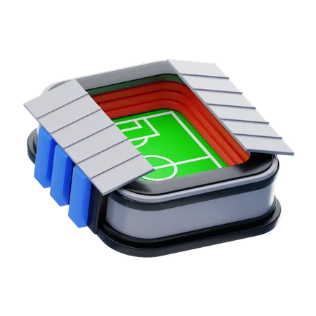 Estadio de fútbol  3D Icon