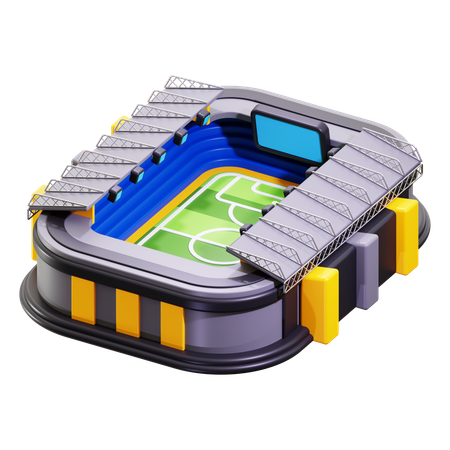 Estádio de futebol  3D Icon