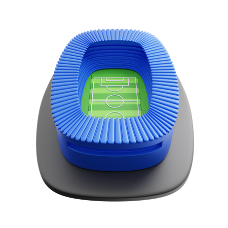 Estádio de futebol  3D Icon