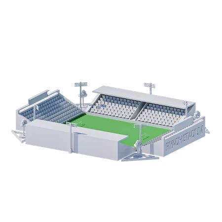 Estádio de Riade  3D Icon