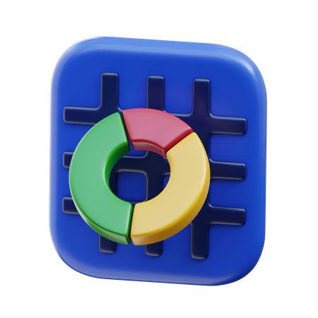 Estadística  3D Icon