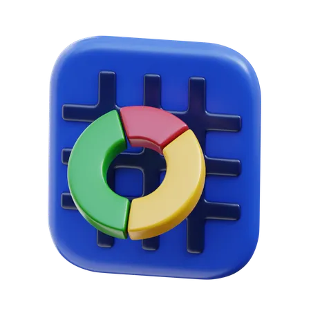 Estadística  3D Icon