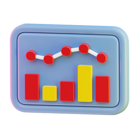 Estadística  3D Icon