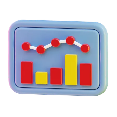 Estadística  3D Icon