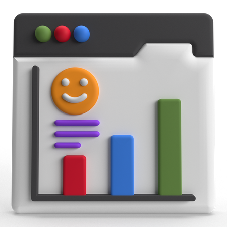 Estadística  3D Icon