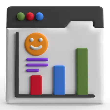 Estadística  3D Icon