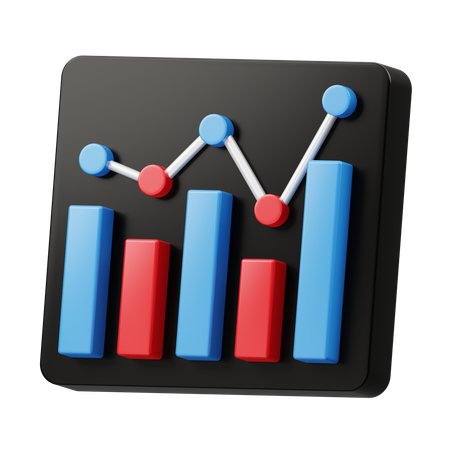 Estadística  3D Icon