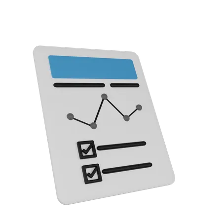 Estadística  3D Icon
