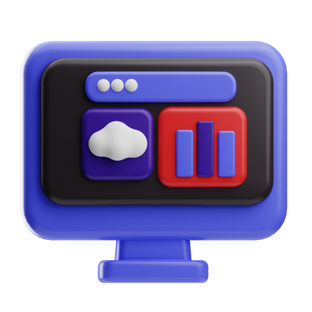 Estadísticas  3D Icon