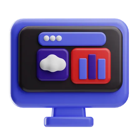 Estadísticas  3D Icon