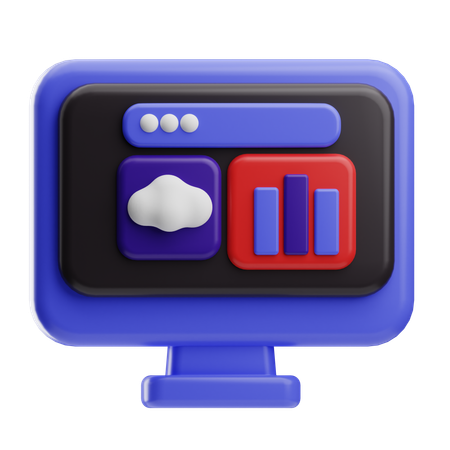 Estadísticas  3D Icon