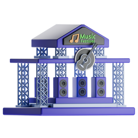 Estágio  3D Icon