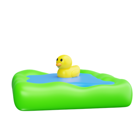 Estanque de los patos  3D Icon