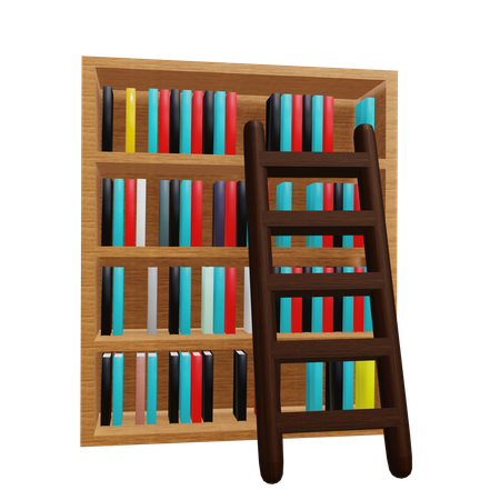 Estante de livros  3D Icon