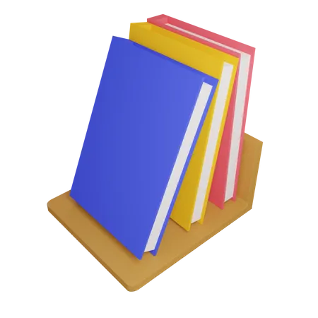 Estante de livros  3D Icon