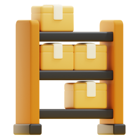 Estante  3D Icon