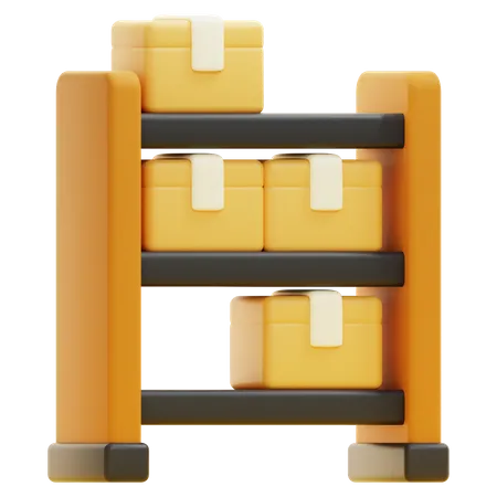 Estante  3D Icon