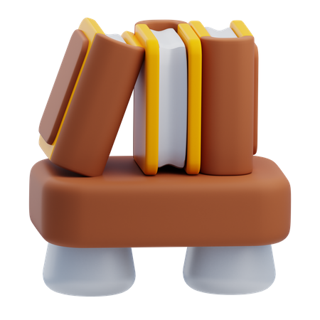 Estante de livros  3D Icon