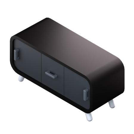 Estante largo  3D Icon