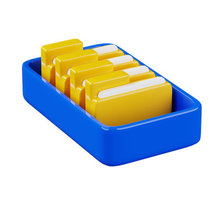 Estante de archivos  3D Icon