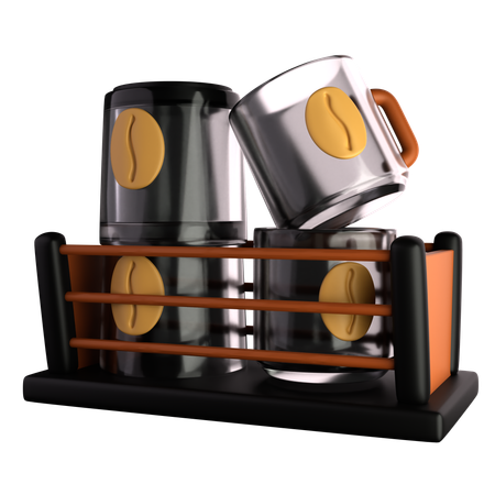 Estante para café  3D Icon