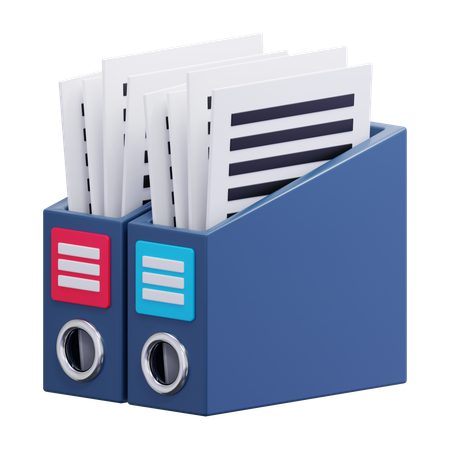 Estante de papel  3D Icon