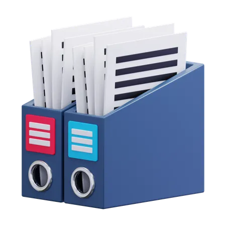 Estante de papel  3D Icon