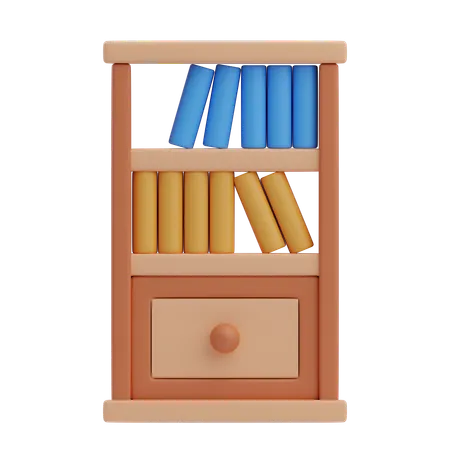 Estante para libros  3D Icon