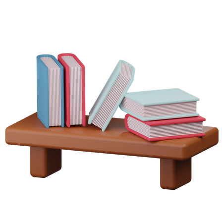 Estante para libros  3D Icon