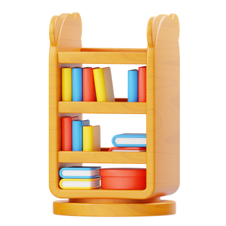 Estante para libros  3D Icon