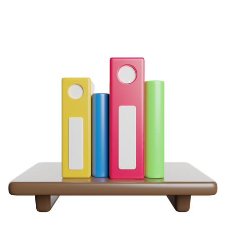 Estante para libros  3D Icon