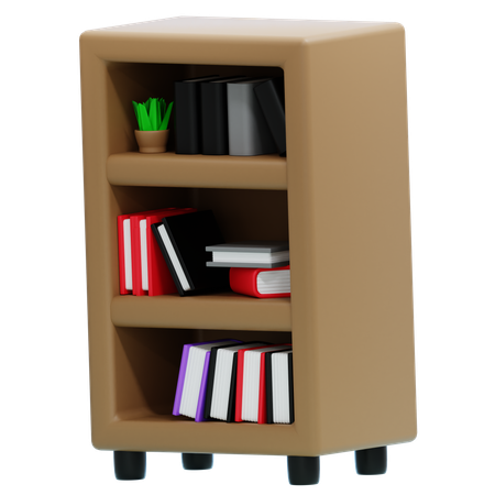 Estante para libros  3D Icon