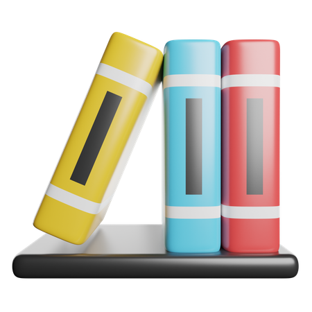 Estante para libros  3D Icon