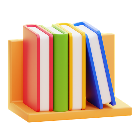 Estante para libros  3D Icon