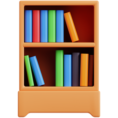 Estante para libros  3D Icon