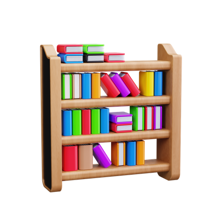 Estante para libros  3D Icon