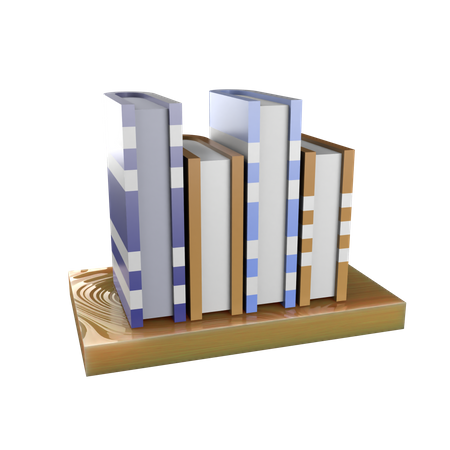 Estante para libros  3D Icon