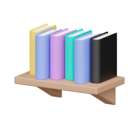 Estante para libros  3D Icon