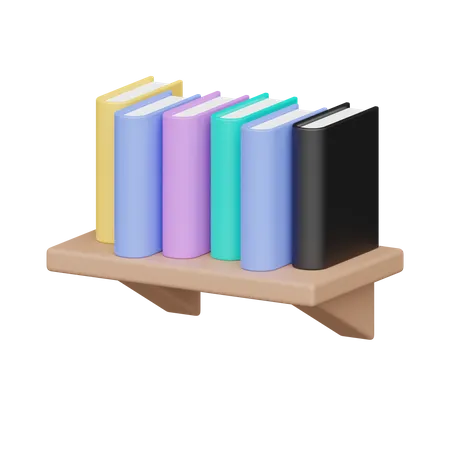 Estante para libros  3D Icon