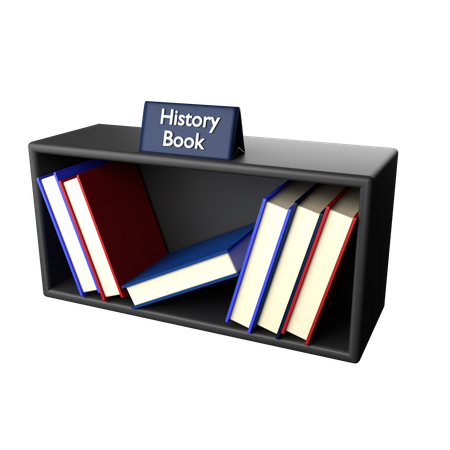 Estante para libros  3D Icon