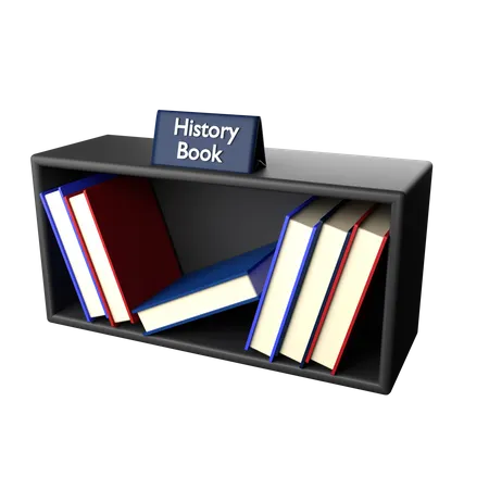 Estante para libros  3D Icon