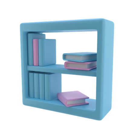 Estante para libros  3D Icon